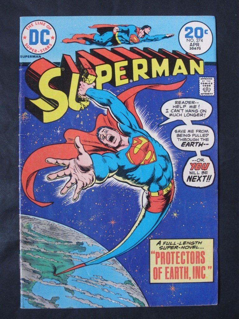 Superman (1939 serie) #274 DC 1974, Amerika, Verzenden, Gelezen, Eén comic