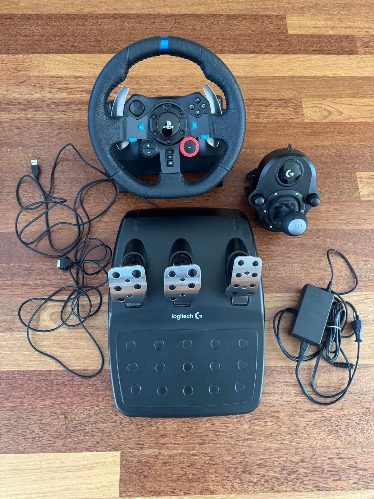 Logitech G29 + shifter + pedalen (PS4/ PS5/PC), Ophalen of Verzenden, Zo goed als nieuw, Stuur of Pedalen, PlayStation 4