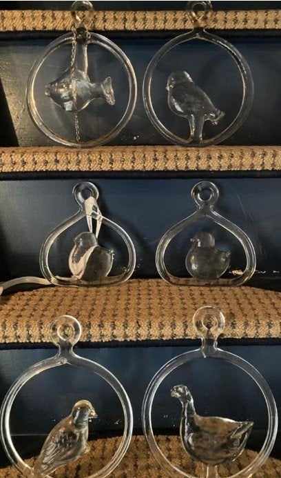 6 Kosta Boda Raamhangers Bertil Vallien 1970 Prijs STUK!!!, Ophalen