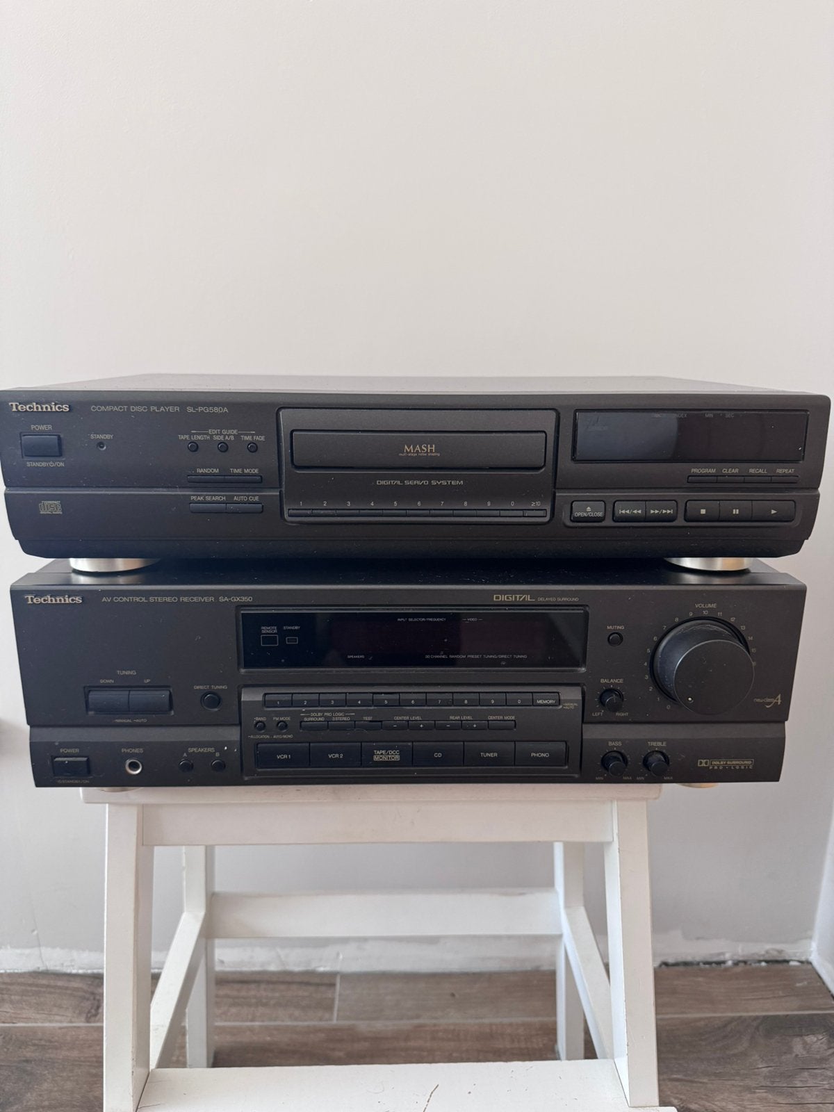 Te koop Technics versterker , cd speler, Gebruikt, Losse componenten, Cd-speler, Ophalen