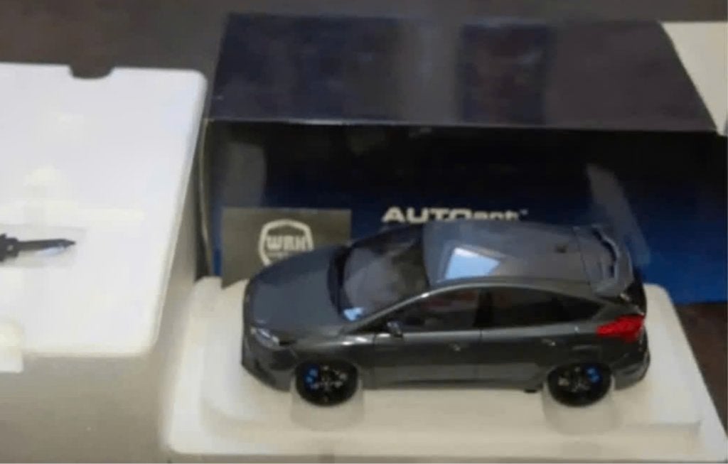 1:18 FORD FOCUS RS 2016 STEALTH GREY Autoart 72954 WRH, Hobby en Vrije tijd, Modelauto's | 1:18, Verzenden, Zo goed als nieuw