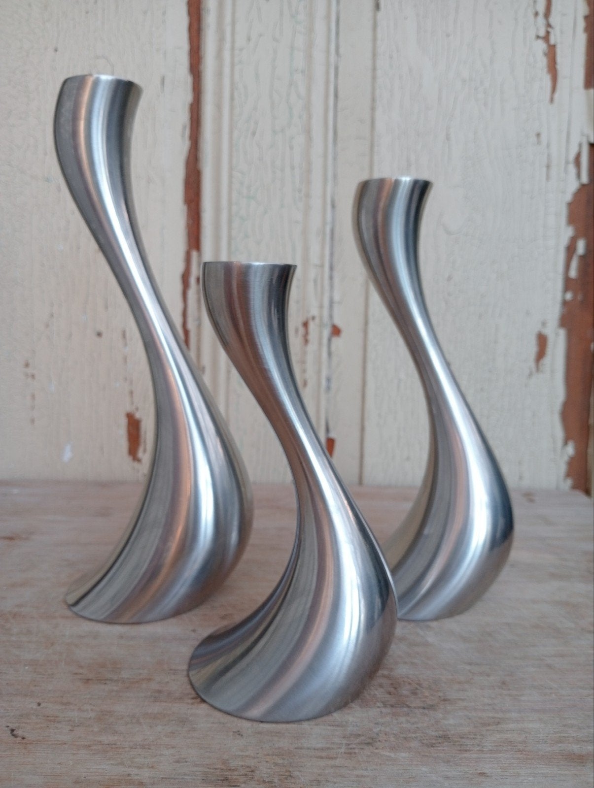 Georg Jensen Cobra kandelaars - set van 3, Ophalen of Verzenden