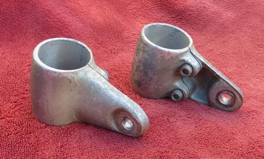 Set aluminium koplamporen. Ceriani. Italiaans, Motoren, Ophalen of Verzenden