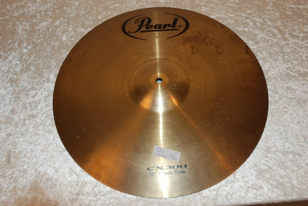 Pearl CX300 crash ride bekken 1412gr 18 inch  <26261509>, Muziek en Instrumenten, Gebruikt, Drums of Percussie, Ophalen of Verzenden