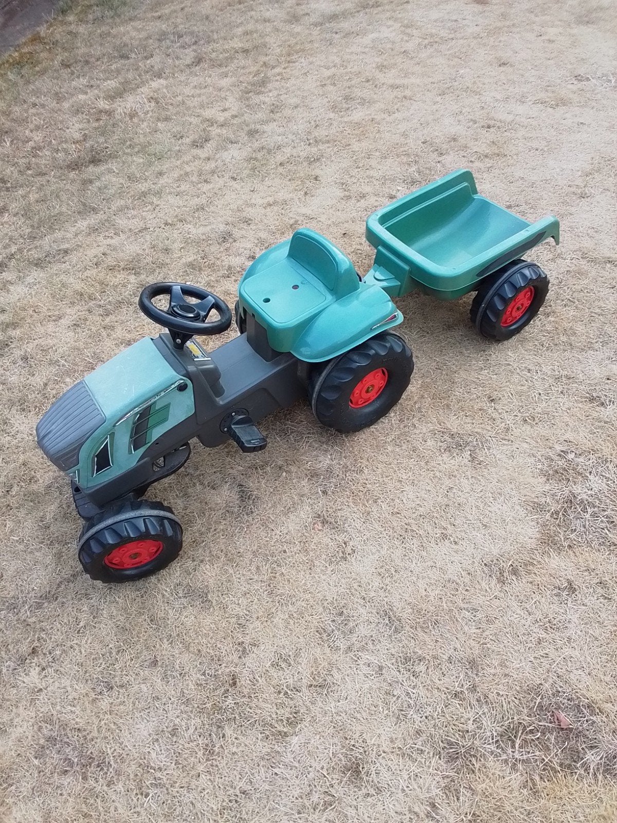 Rolly Toys Fendt 516 Vario pedaaltractor met aanhanger, Ophalen, Gebruikt