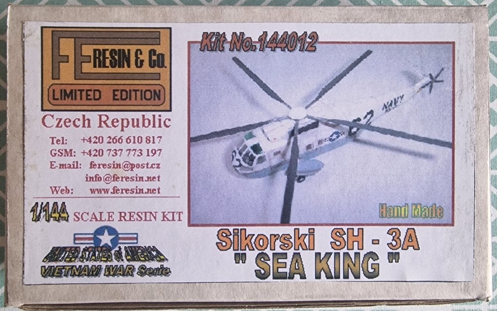 Sikorsky SH-3A Seaking 1/144 F-Resin, Hobby en Vrije tijd, Overige merken, 1:144 tot 1:200, Nieuw, Ophalen of Verzenden
