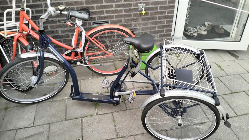 Elegance driewieler met mand - Ideaal voor boodschappen, Ophalen, Gebruikt, Velgrem