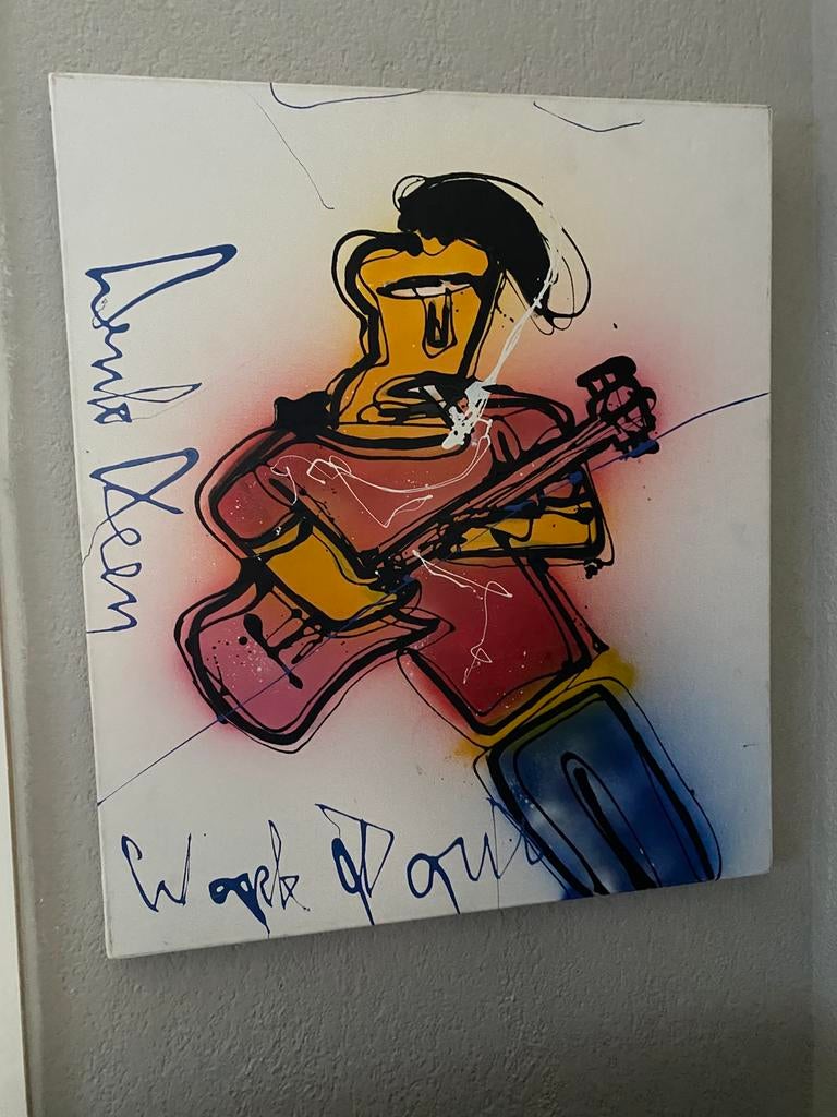 Schilderij henk veen, Ophalen