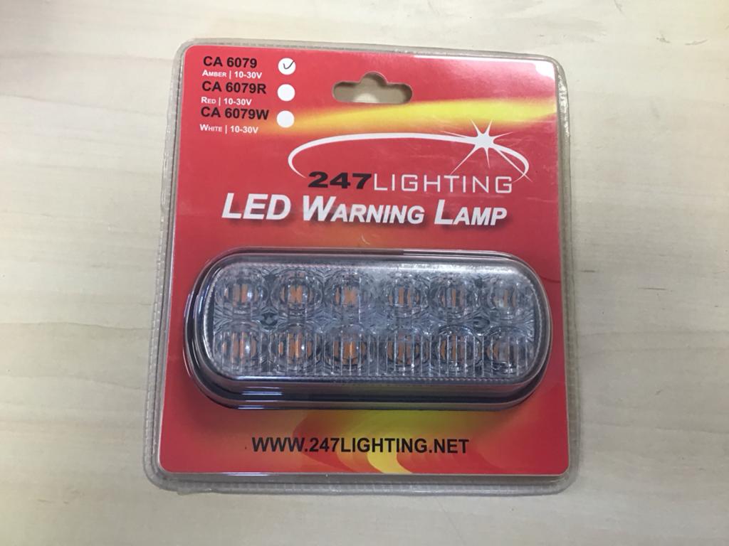 247LIGHTING LED Waarschuwingslamp CA 6079 Amber, Ophalen of Verzenden, Nieuw, Stof, Minder dan 50 cm