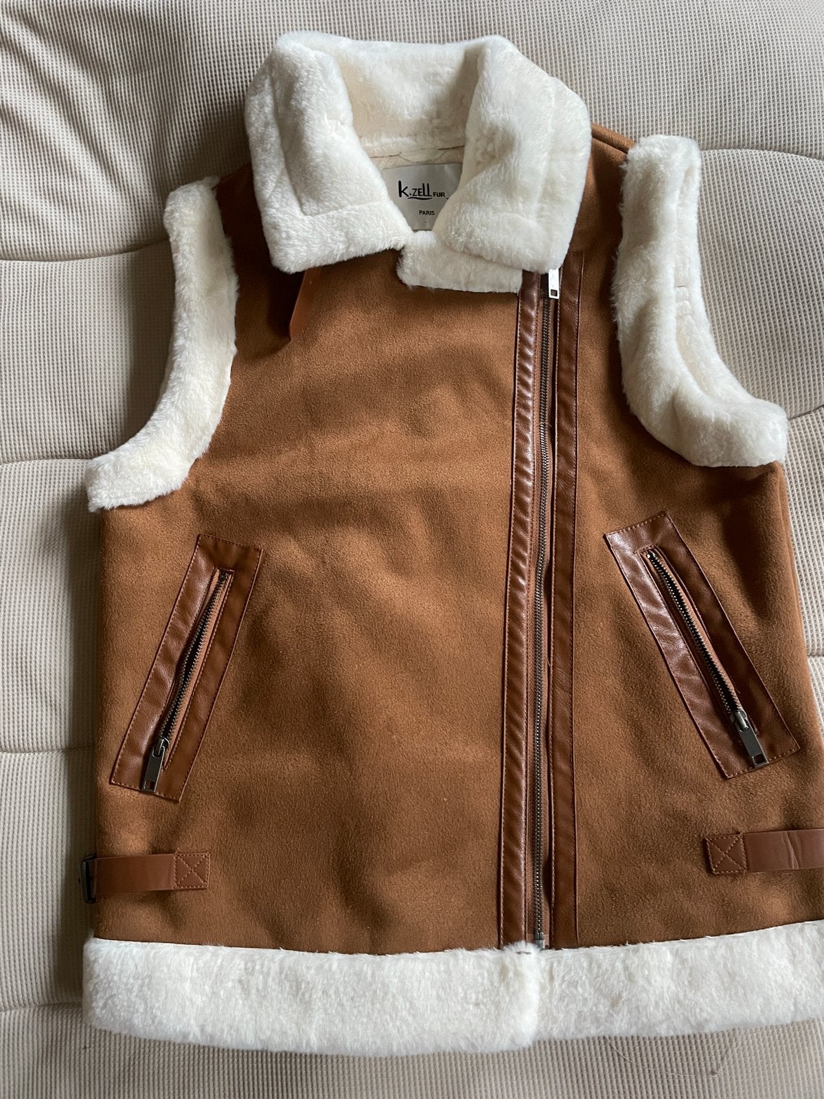 Nieuw Teddy Fur Gevoerd Vest Maat M, Ophalen of Verzenden, Nieuw, Maat 38/40 (M), Bruin