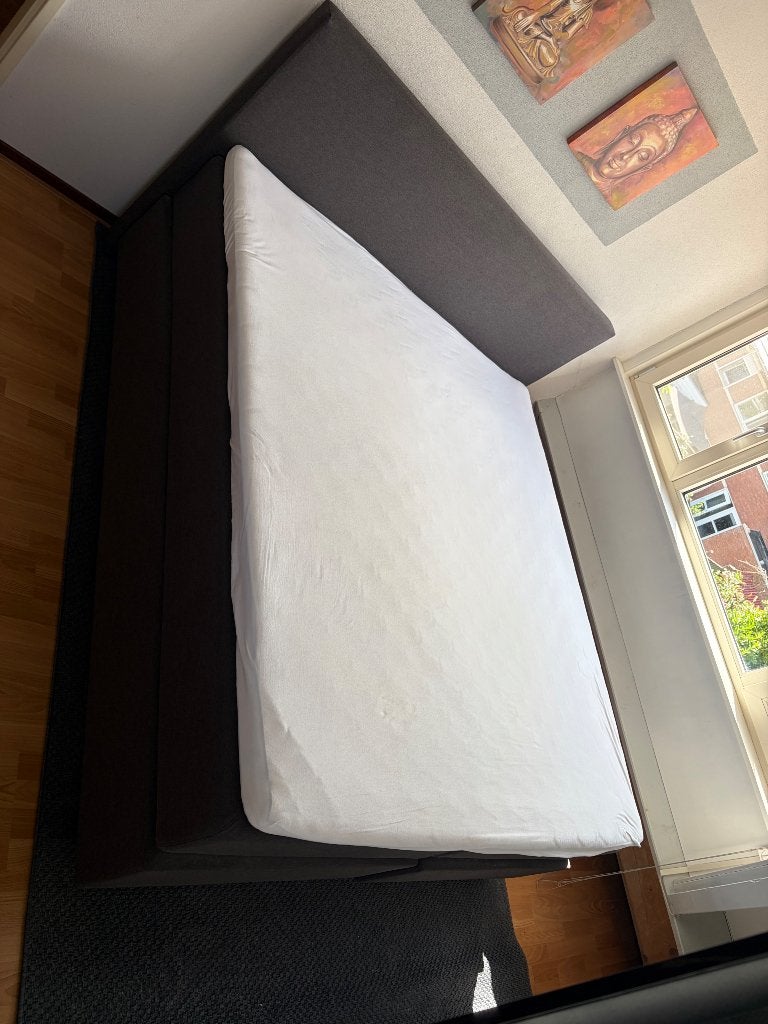 Swiss Sense Tweepersoons Boxspring Bed (180x200), Ophalen, Tweepersoons, Zo goed als nieuw, 180 cm