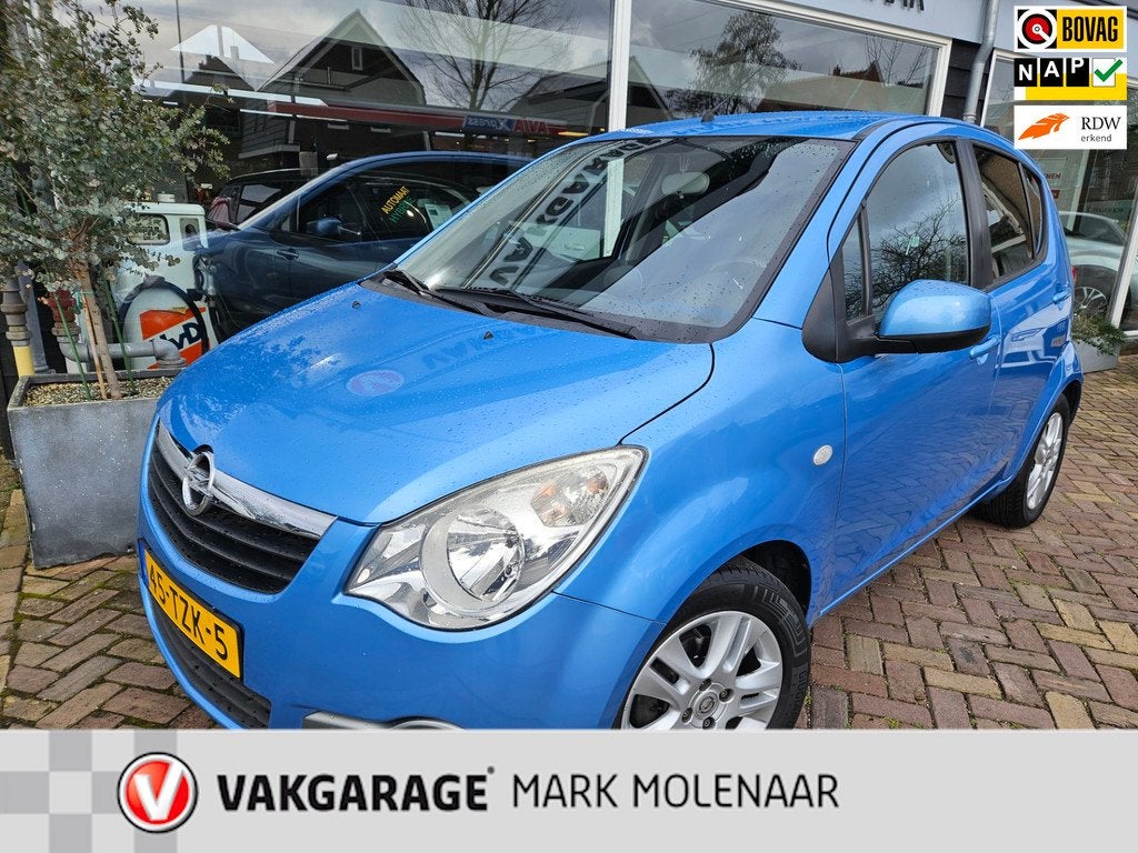 Opel Agila 1.0 Edition,frisse auto,lage km!, Euro 5, Gebruikt, 31 €/maand, Blauw