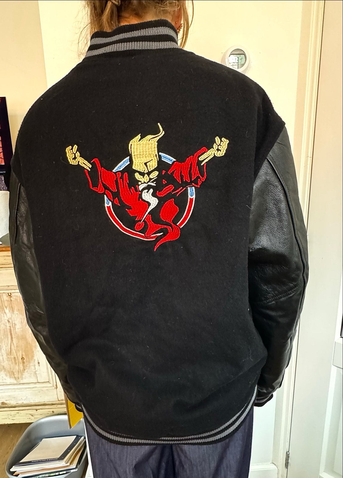 Thunderdome Varsity Jacket Limited Edition #59/300 XL, Ophalen, Zo goed als nieuw, Maat 56/58 (XL), Zwart