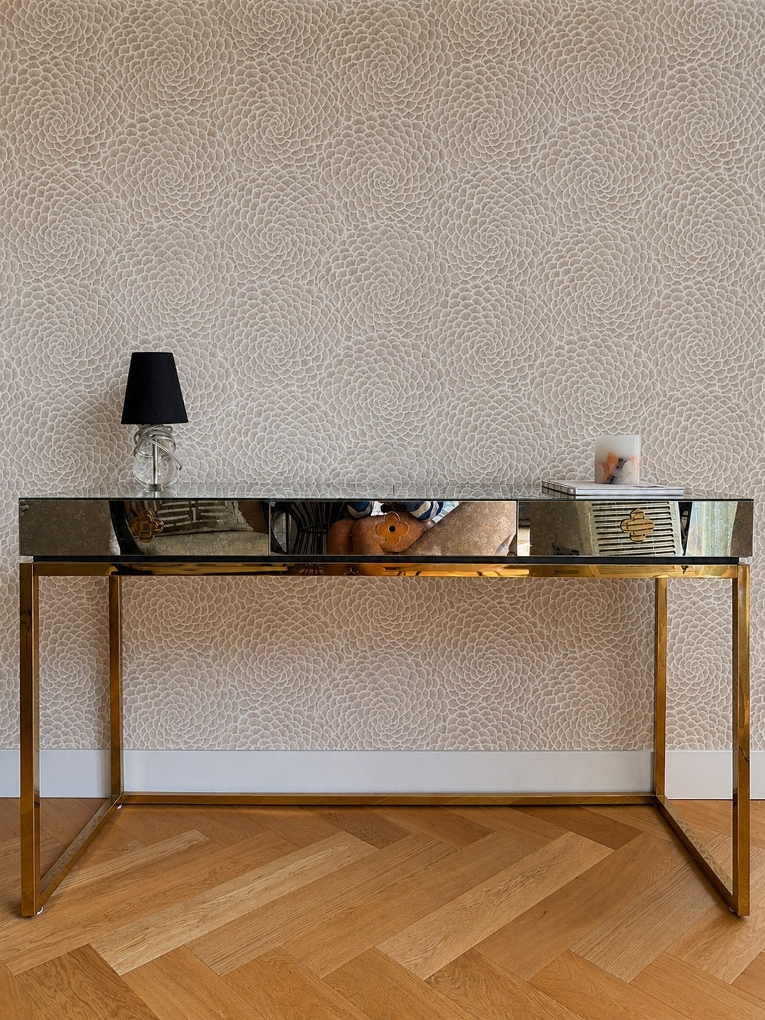 Jonathan Adler delphine desk, Ophalen, Zo goed als nieuw, 25 tot 50 cm, 50 tot 100 cm