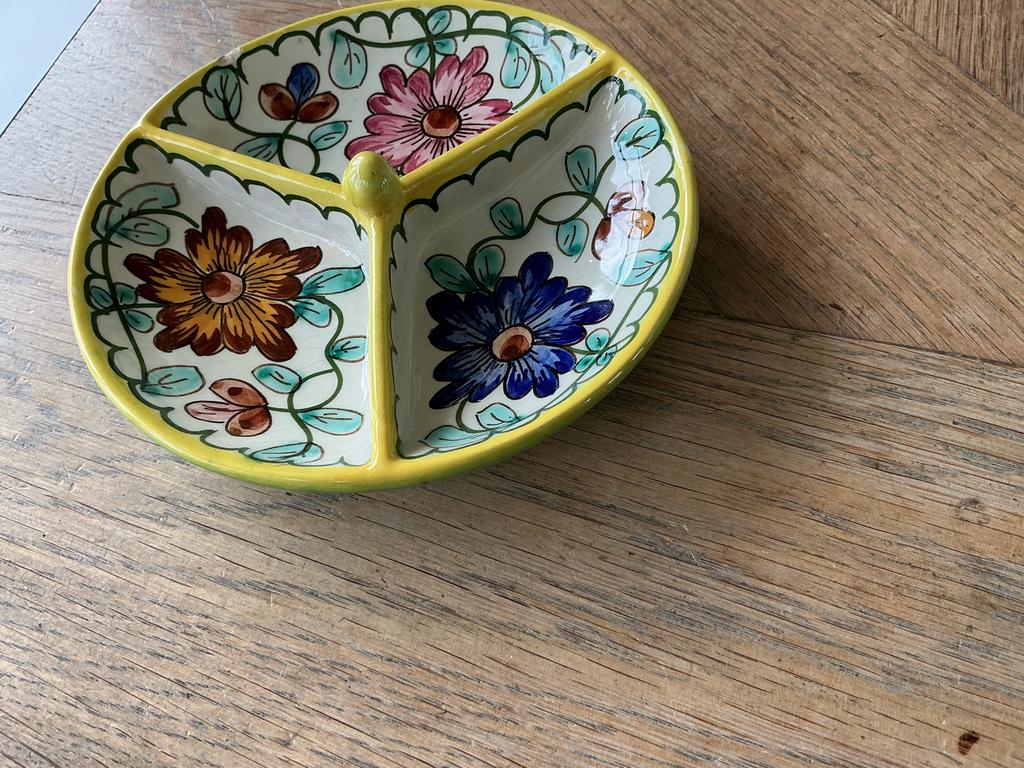 Vintage serveerschaaltje, 14 cm diameter, Ophalen