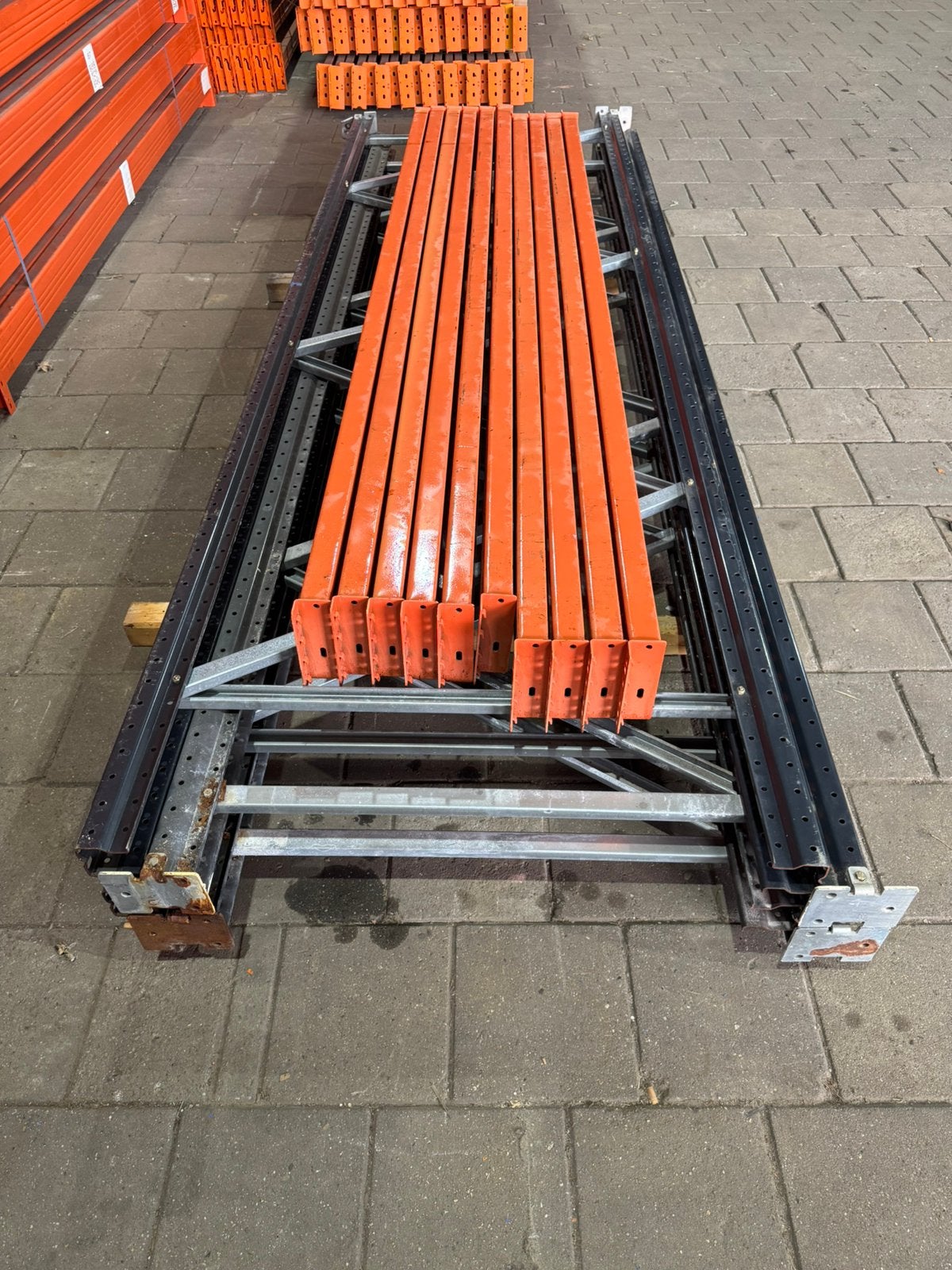 8,5m AR palletstelling magazijnstelling 350x270x110cm, Ophalen, Gebruikt