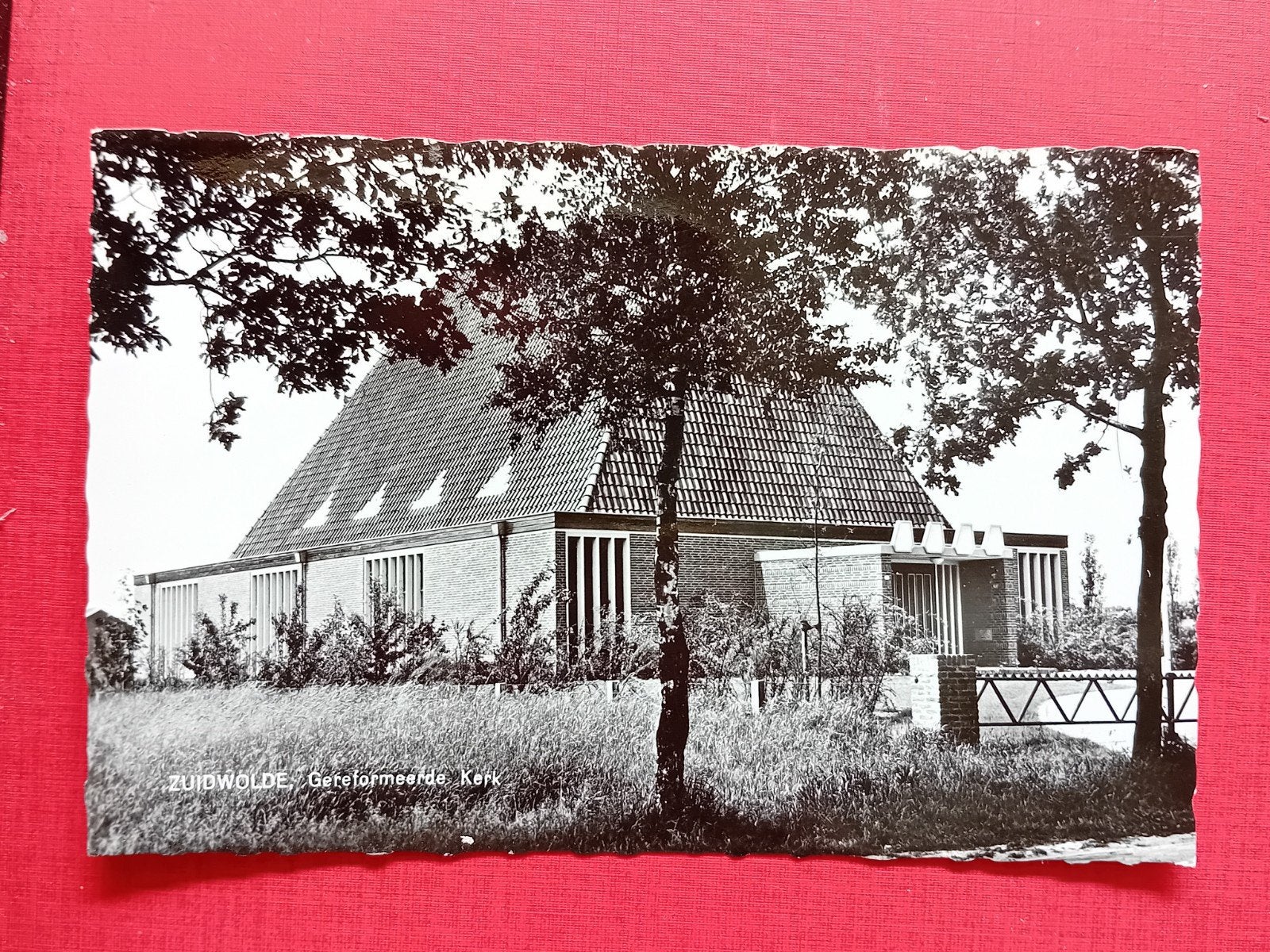 Zuidwolde Gereformeerde Kerk - Oude Ansichtkaart, Verzamelen, Ansichtkaarten | Nederland, Ophalen of Verzenden