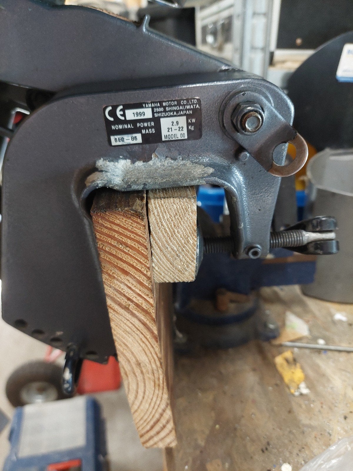 bracket 4/5 pk 2 takt Yamaha, Watersport en Boten, Ophalen of Verzenden, Gebruikt, Motor en Techniek