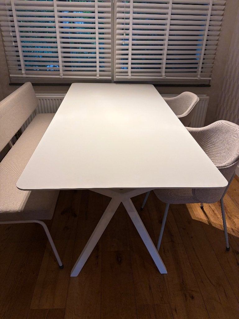 Studio Henk Eettafel - Slim X-type - 200x90cm, Huis en Inrichting, Ophalen, Gebruikt, 200 cm of meer, 50 tot 100 cm