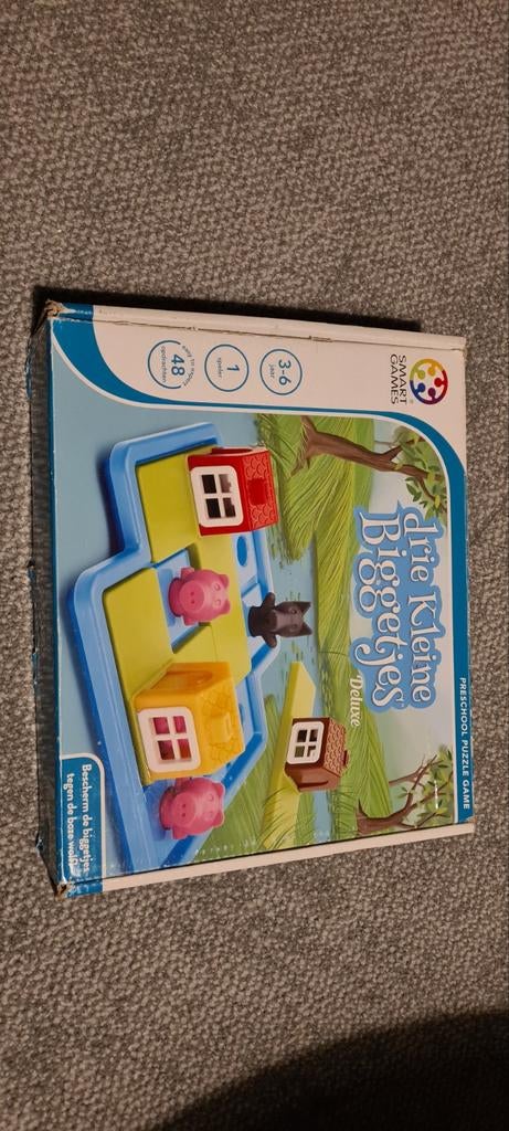 SmartGames De Drie Kleine Biggetjes Deluxe Puzzelspel, Hobby en Vrije tijd, Gezelschapsspellen | Bordspellen, Een of twee spelers