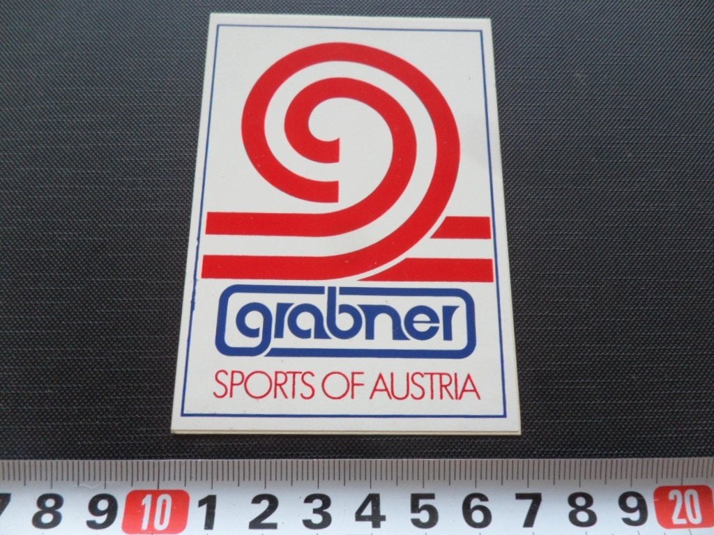 sticker GRABNER sports of Austria  Oostenrijk, Ophalen of Verzenden, Zo goed als nieuw