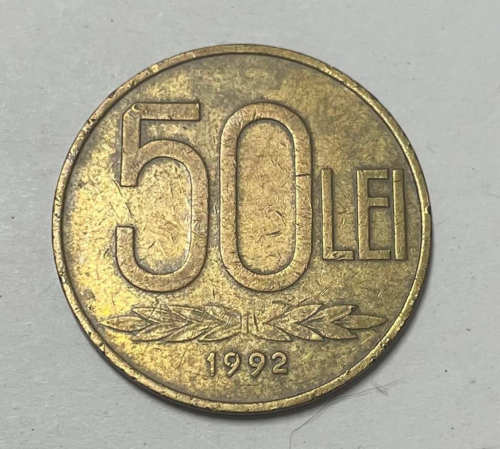 50 lei Roemenië 1992, Ophalen of Verzenden, Overige landen