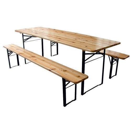 Houten bierset/picknickset te huur. Vele aantallen beschikba, Ophalen of Verzenden, Gebruikt, Overige