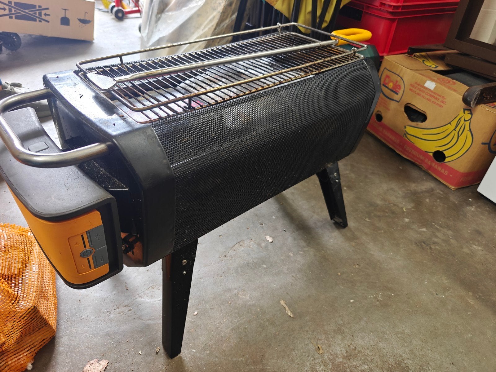 Biolite firepit, Ophalen