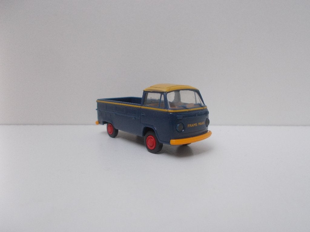 6833 VW Volkswagen Transporter T2 Pick-up Frans Maas Brekina, Ophalen of Verzenden, Gebruikt, Auto, Brekina