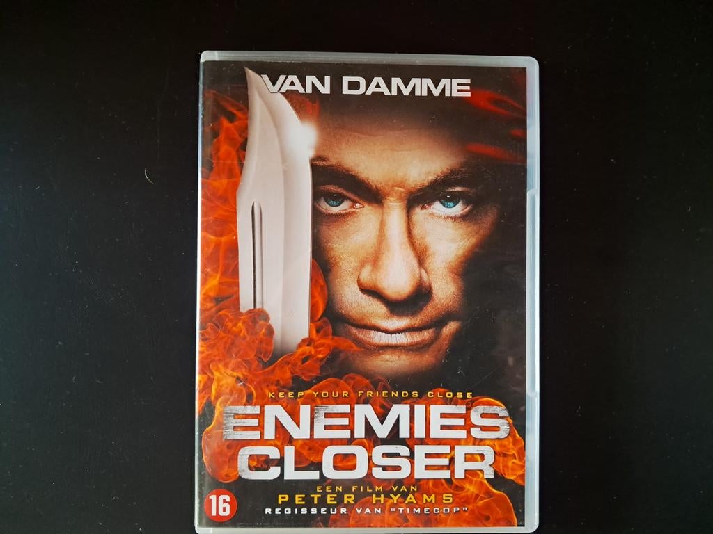 DVD Enemies Closer (van Damme/ €9 incl verzendkosten), Vanaf 16 jaar, Verzenden, Zo goed als nieuw
