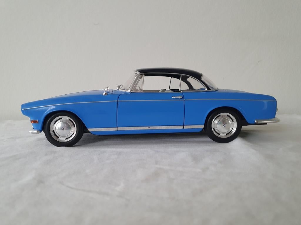 BMW 503 modelauto blauw met zwart dak, Ophalen of Verzenden