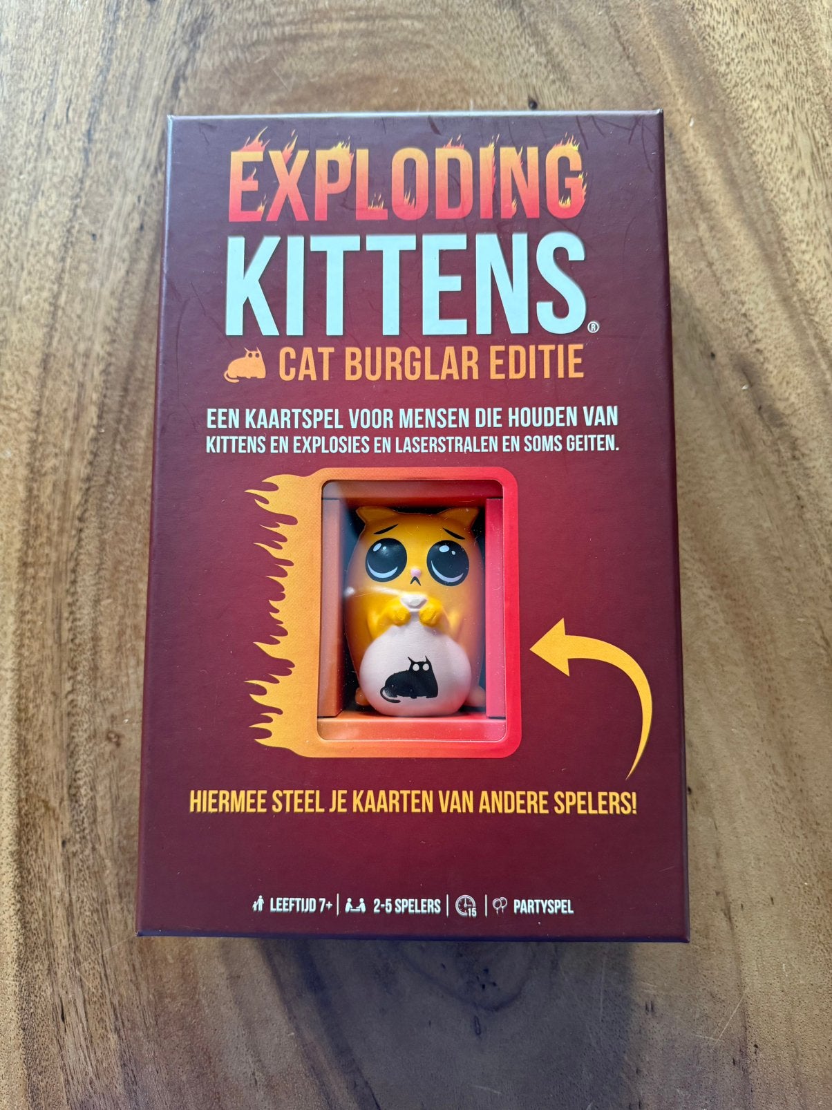 Spel Exploding Kittens Cat Burglar Editie - kaartspel, Ophalen, Zo goed als nieuw