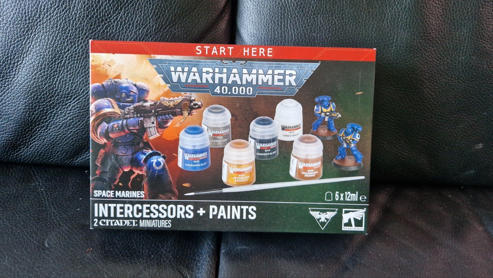 Warhammer 40.000 Intercessors + Paints Starterset, Met verf, Figuurtje(s), Nieuw, Ophalen of Verzenden