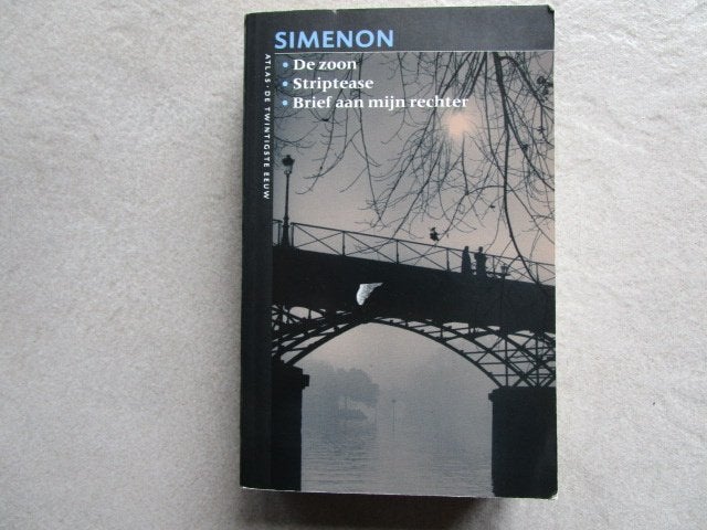 SIMENON OMNIBUS De zoon + Striptease +Brief aan mijn rechter, Boeken, Ophalen of Verzenden, Zo goed als nieuw, Georges Simenon