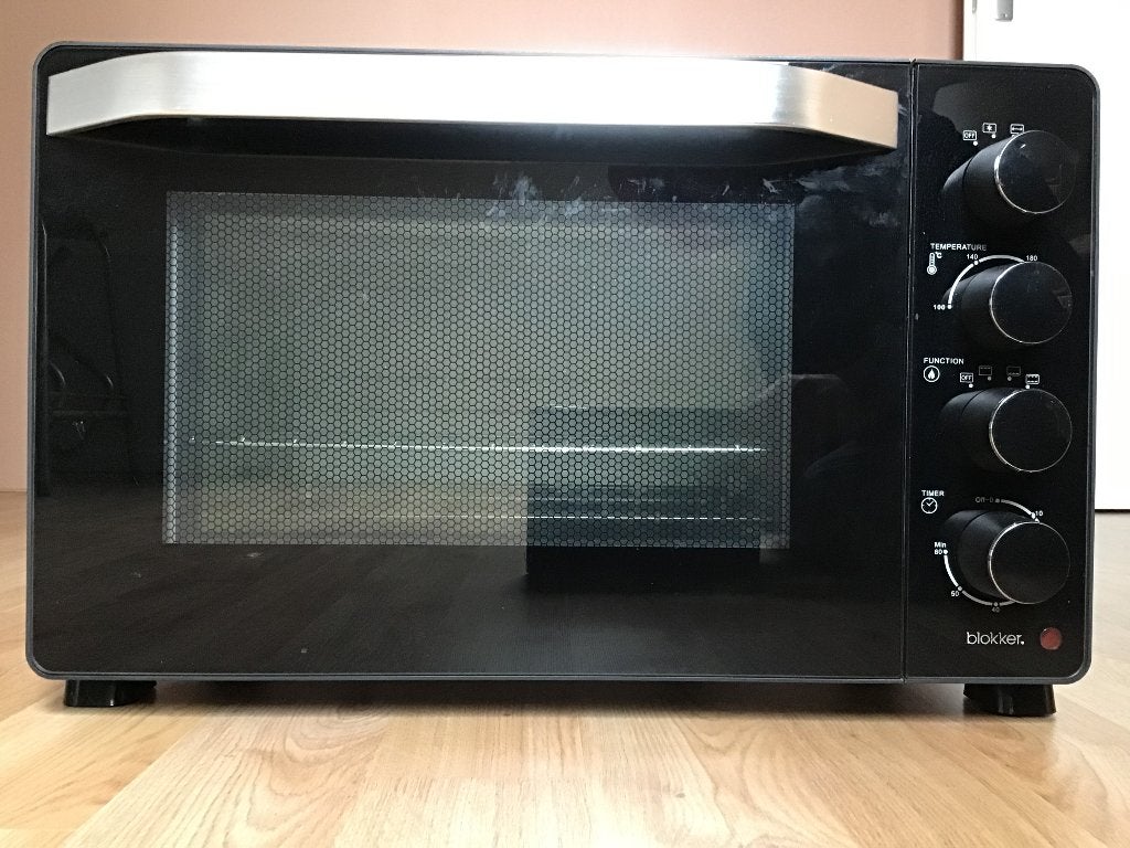 Vrijstaande oven 38 ltr., Ophalen, Minder dan 45 cm, Gebruikt, Hete lucht