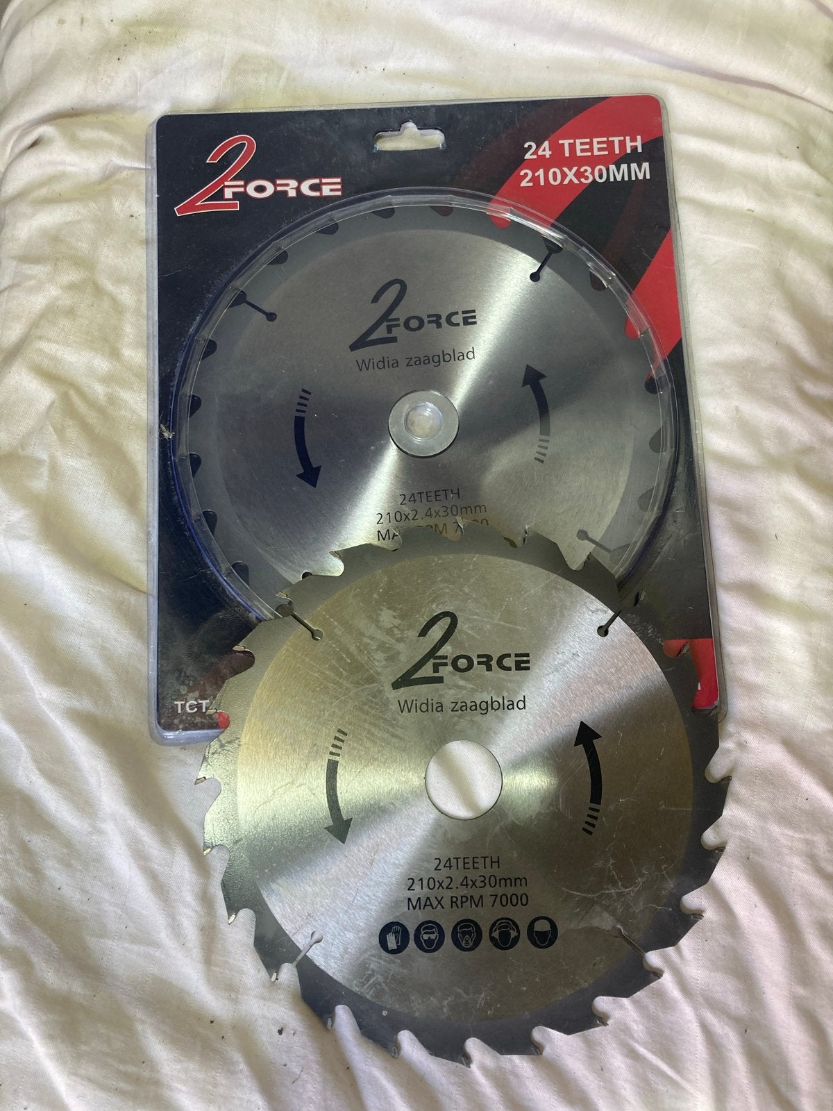 2Force Widia Zaagblad 210x30mm - 24 Tanden, Doe-het-zelf en Verbouw, Gereedschap | Zaagmachines, Ophalen of Verzenden, Nieuw, Cirkelzaag