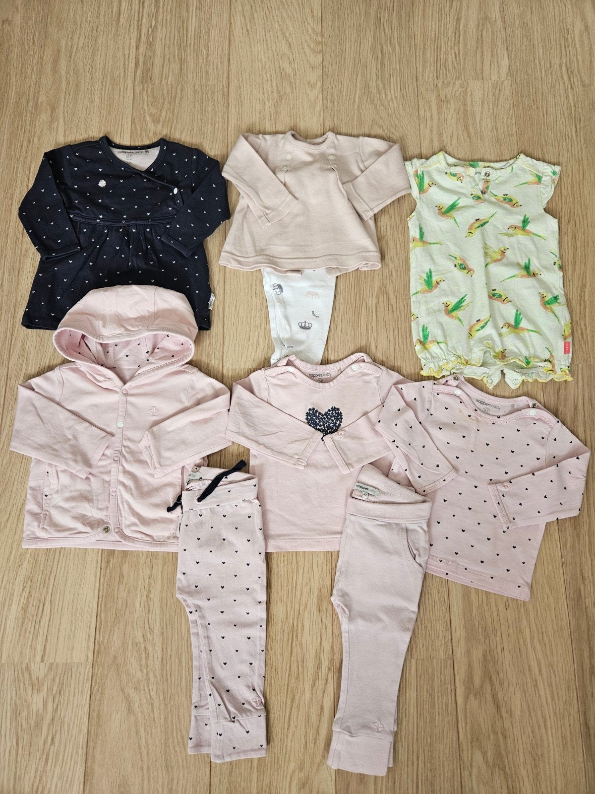 Babykleding pakket maat 62 (Noppies & Badibu), Kinderen en Baby's, Gebruikt, Meisje, Ophalen of Verzenden, Setje