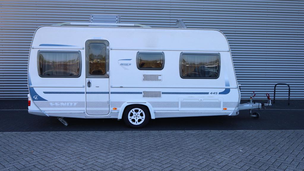 Fendt Bianco 445 TF Mover + voortent, Caravans en Kamperen, Rondzit, Bedrijf, Schokbreker, Fendt