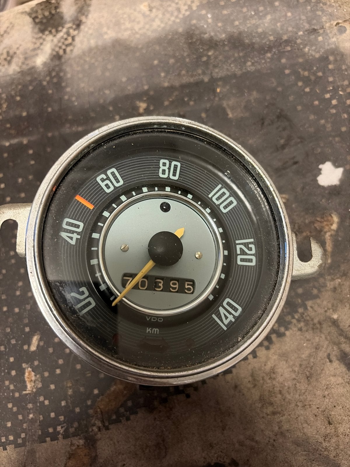 Volkswagen Kever snelheidsmeter VDO Km teller, Auto-onderdelen, Ophalen of Verzenden, Gebruikt, Volkswagen
