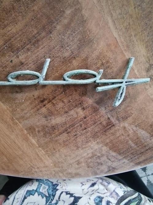 Vintage DAF logo / embleem, Auto diversen, Overige Auto diversen, Ophalen of Verzenden