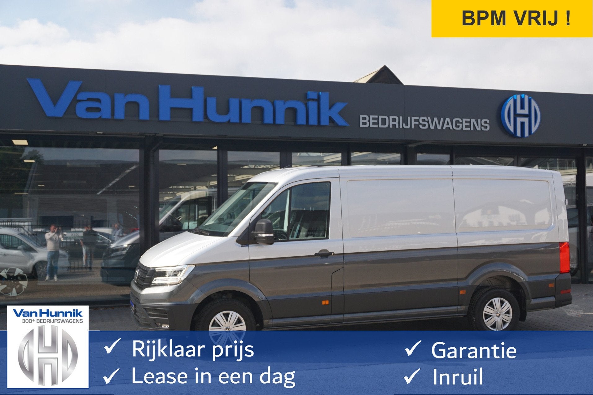 Volkswagen Crafter 35 177PK L3H2 AUT BPM VRIJ! Navi, Cam, AC, Gebruikt, Adaptive Cruise Control, 4 cilinders, Volkswagen