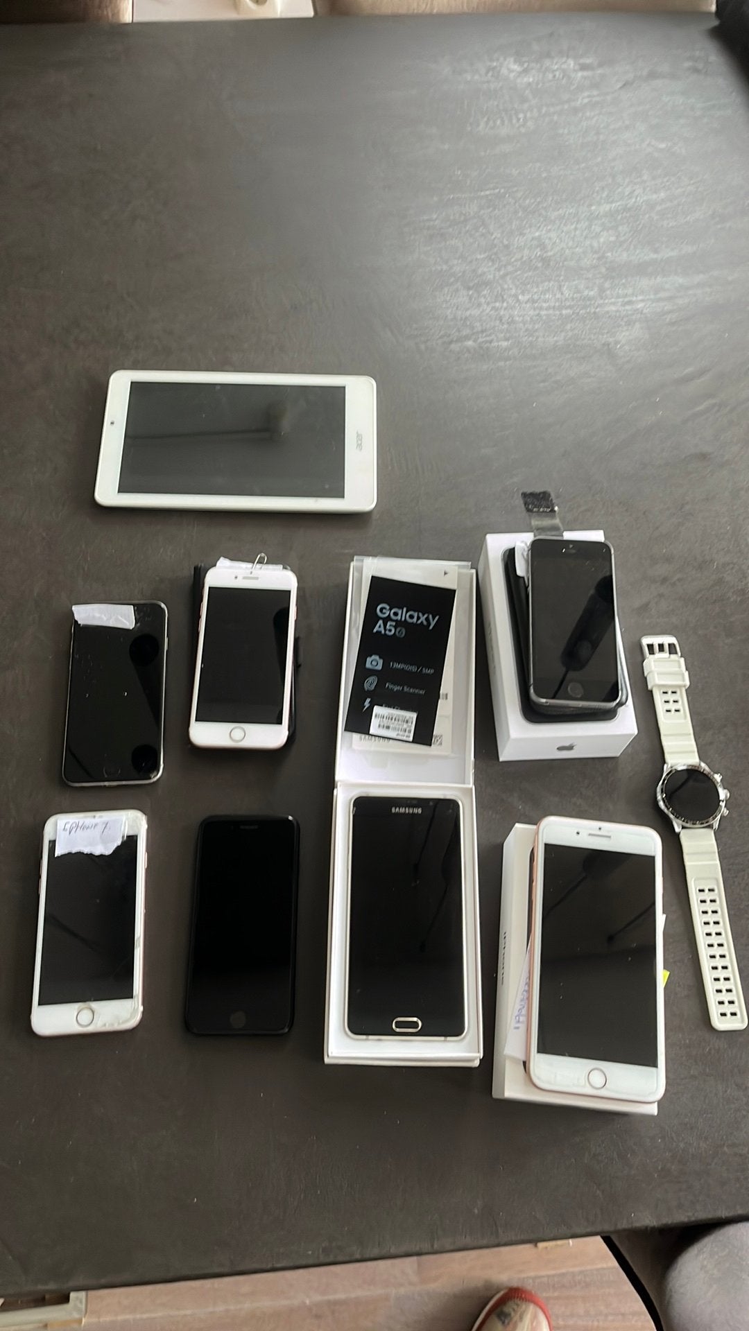 Diverse iPhones, Samsung en Acer tablet - Alles werkt!, Ophalen, Gebruikt, Zonder abonnement, Zonder simlock