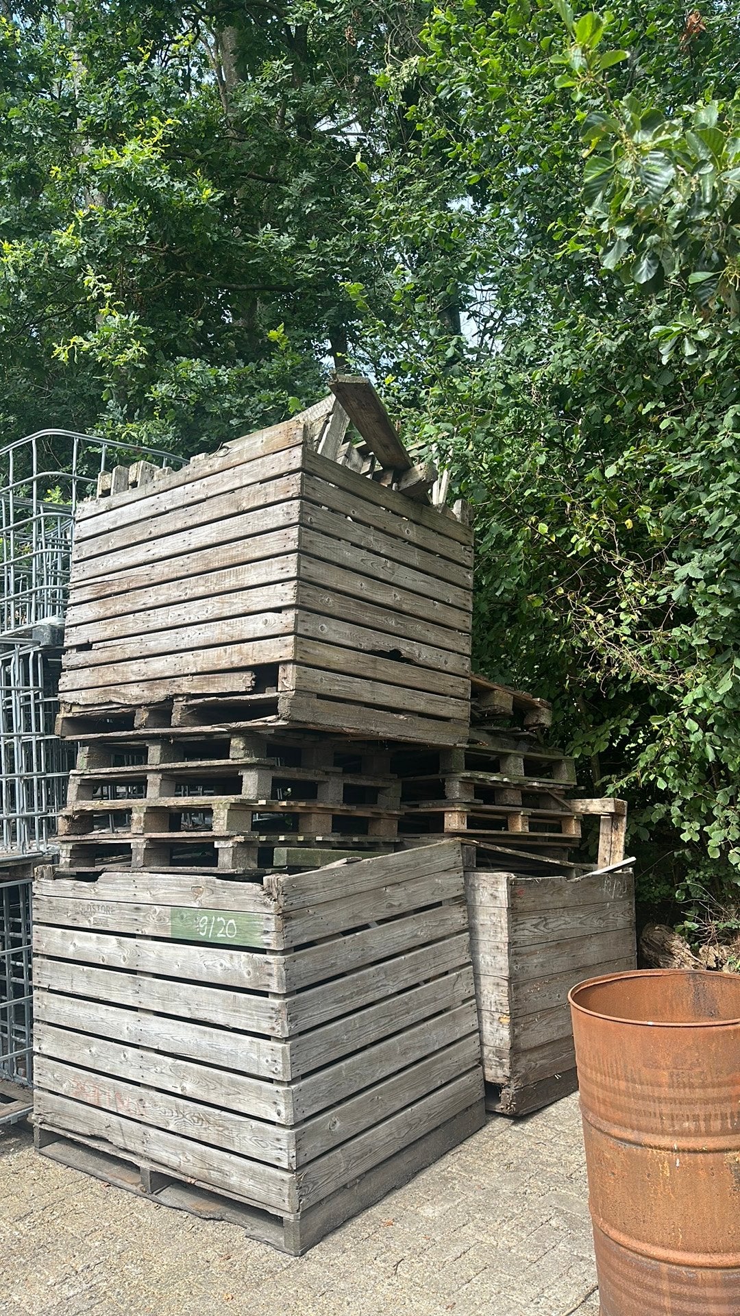 Gratis pallet hout (exclusief kisten), Minder dan 3 m³, Ophalen