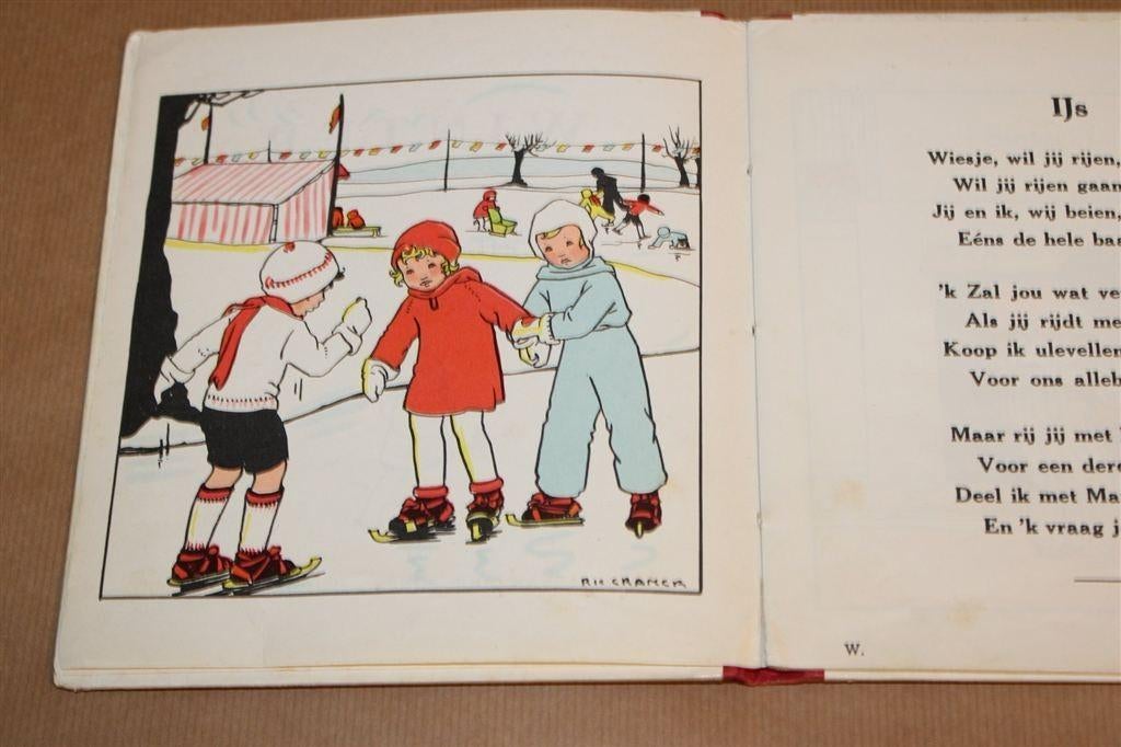 Winter — Rie Cramer Prentenboek Vintage 1959, Ophalen of Verzenden, Gelezen