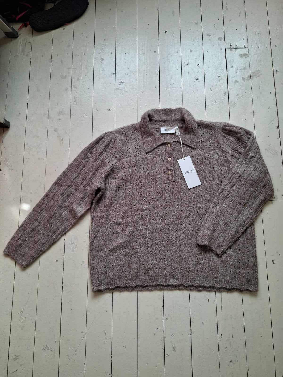 Cream trui maat XXL - Nieuw met kaartje, Verzenden, Beige, Maat 46/48 (XL) of groter, Cream