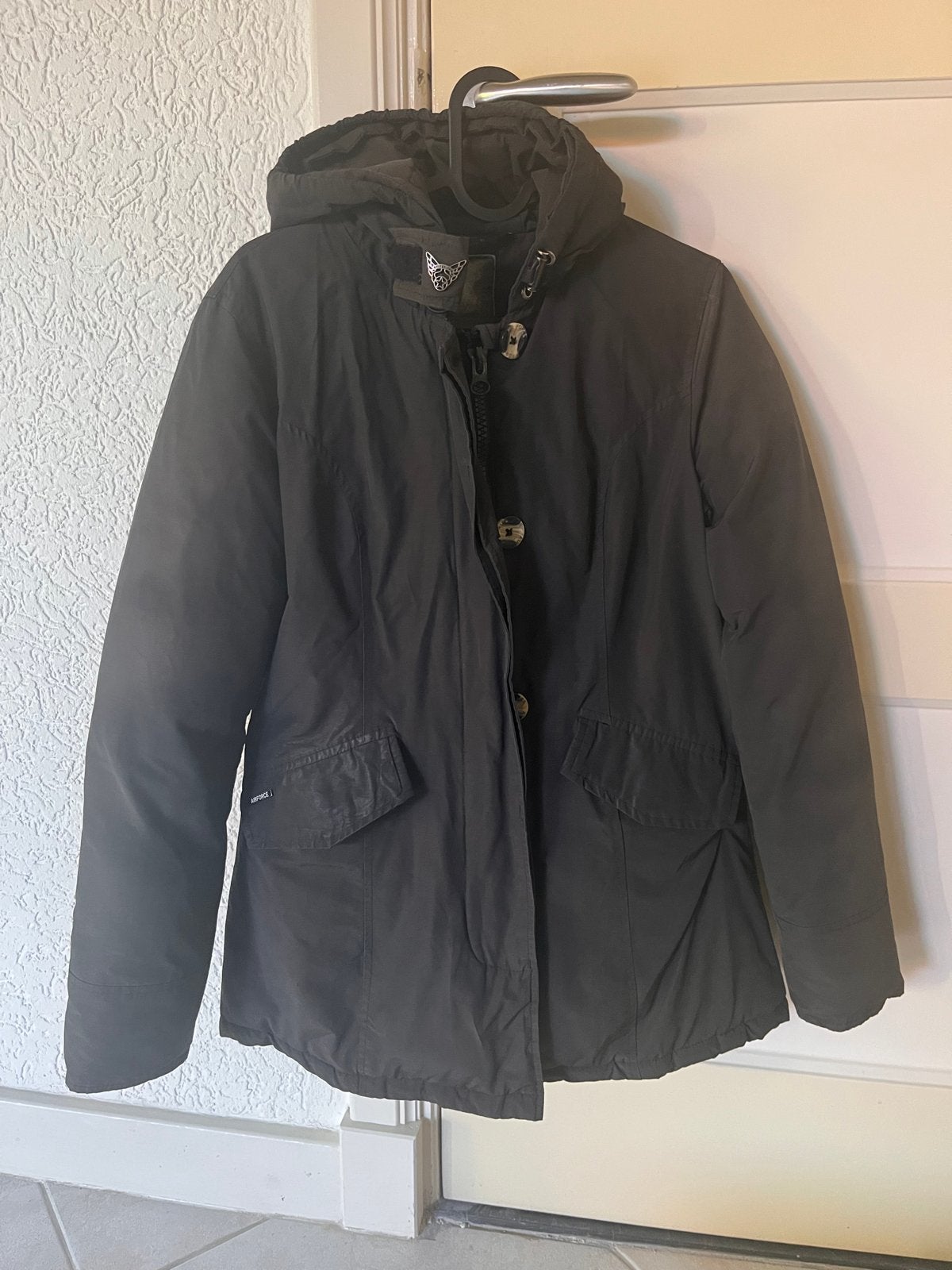 Airforce winterjas maat XS, Ophalen of Verzenden, Gedragen, Maat 34 (XS) of kleiner, Zwart