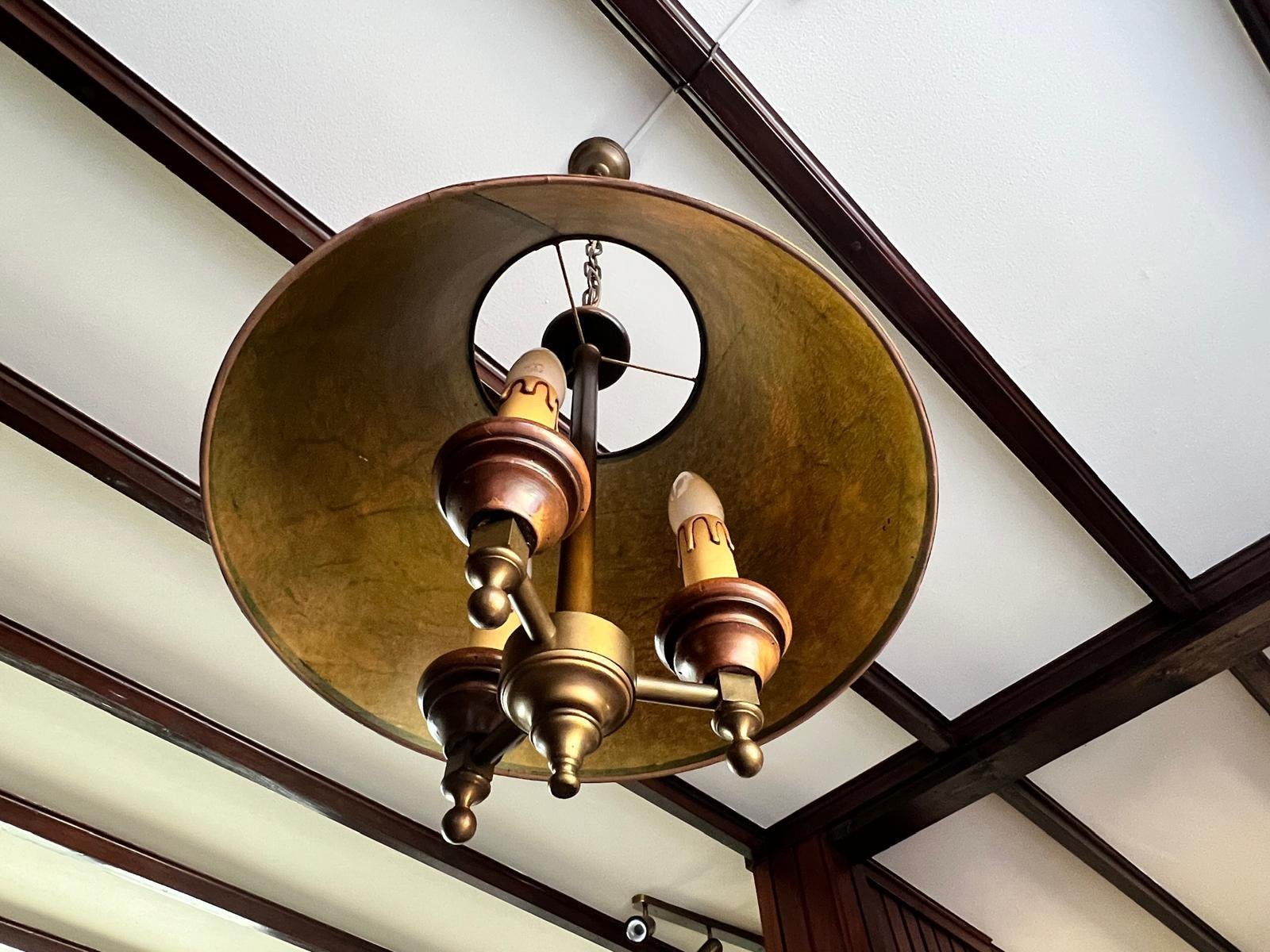 Leer gespannen lampen, Ophalen of Verzenden, Gebruikt, Staal, Overige typen