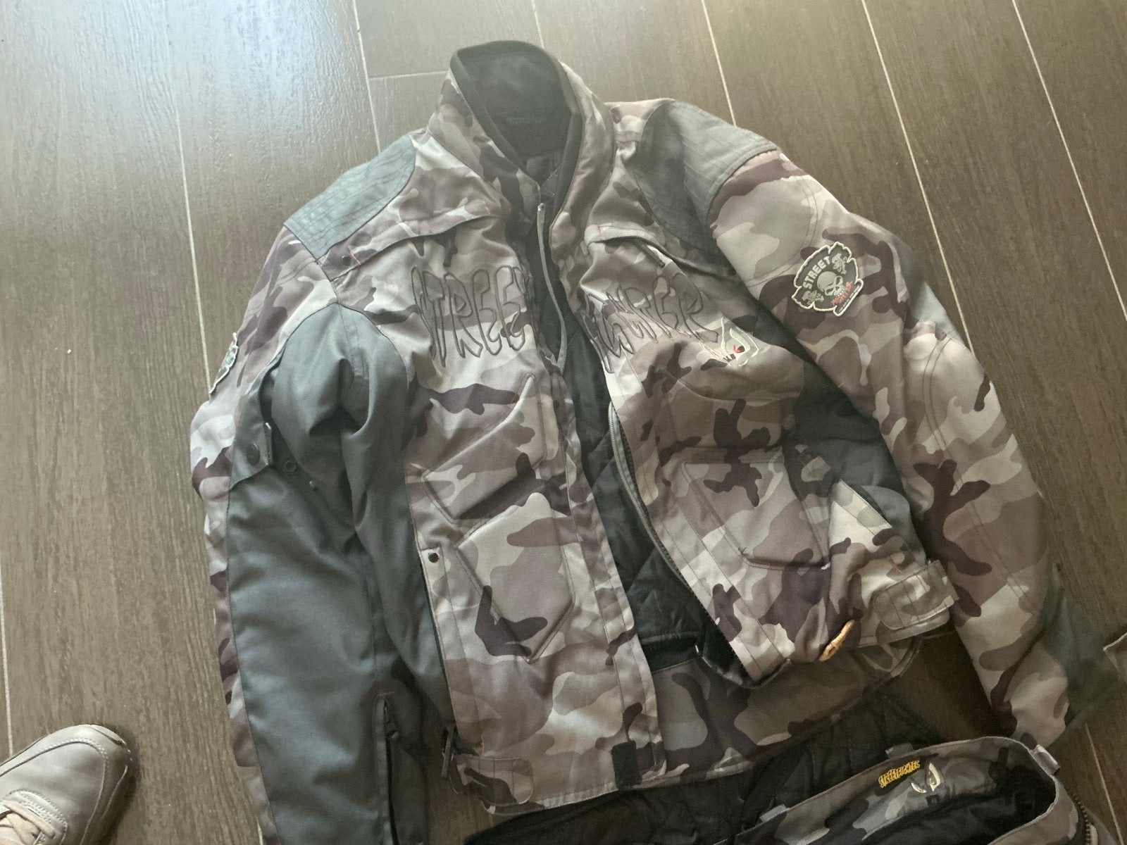 Motorpak camouflage met bijpassende rugzak, Ophalen, Tweedehands, Heren, Combipak