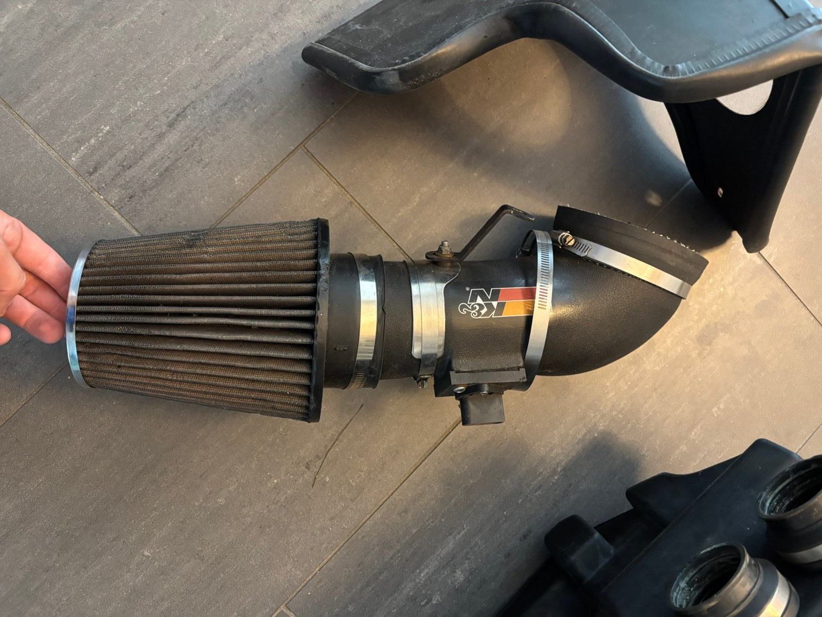 S54 e46 m3 K&N inlaatsysteem, Ophalen, Gebruikt, BMW