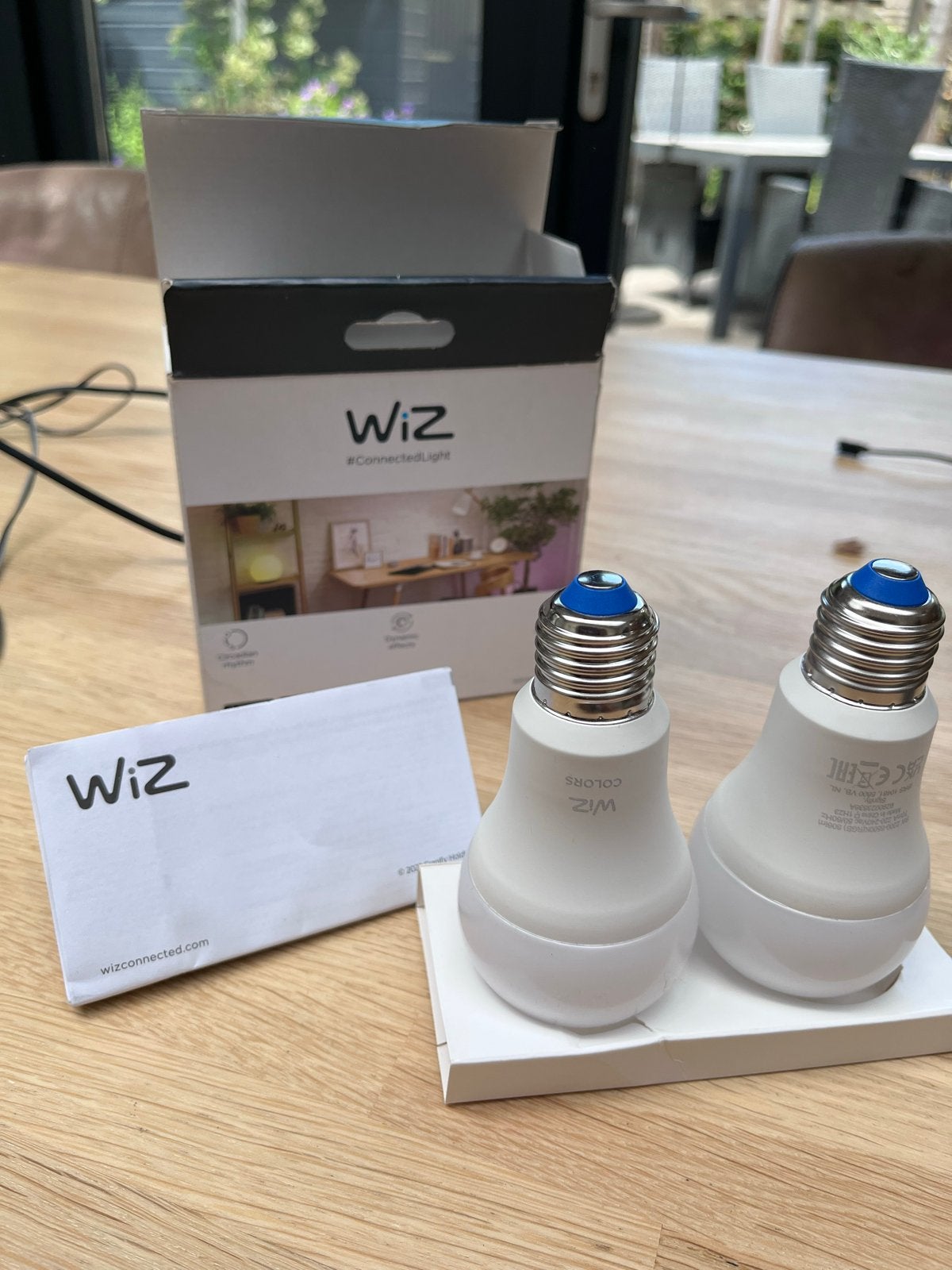 Wiz Smart LED Lampen E27 - Set van 2, Philips, Led-lamp, Meerkleurig, 60 watt of meer